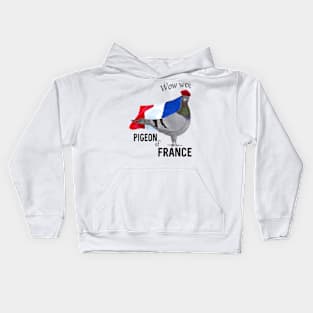 Pigeon of France Kids Hoodie